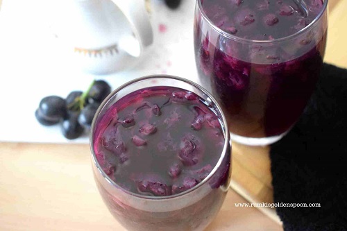 Perfect Arabian Style Pulpy Grape Juice - Rumki's Golden Spoon