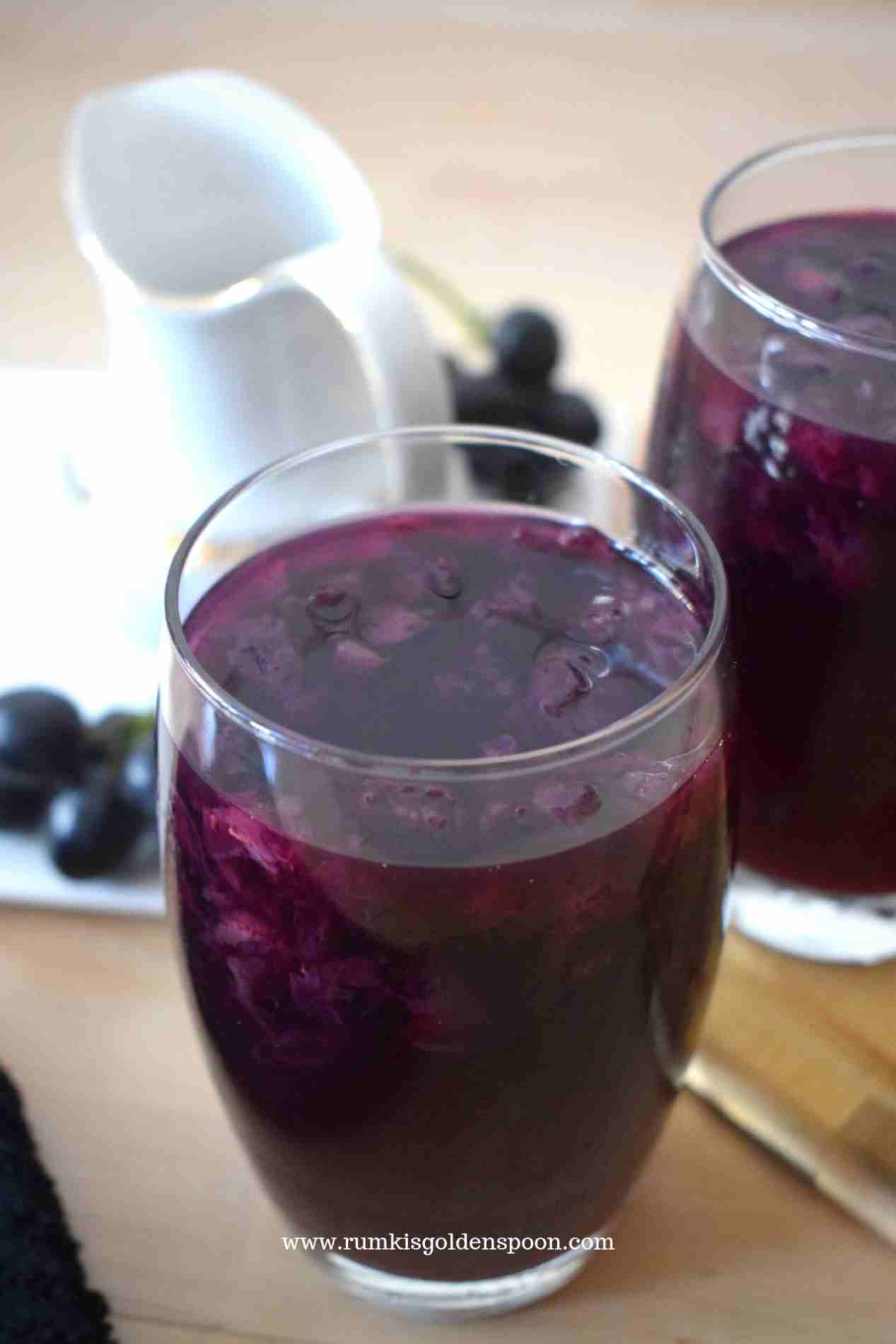 Perfect Arabian Style Pulpy Grape Juice - Rumki's Golden Spoon