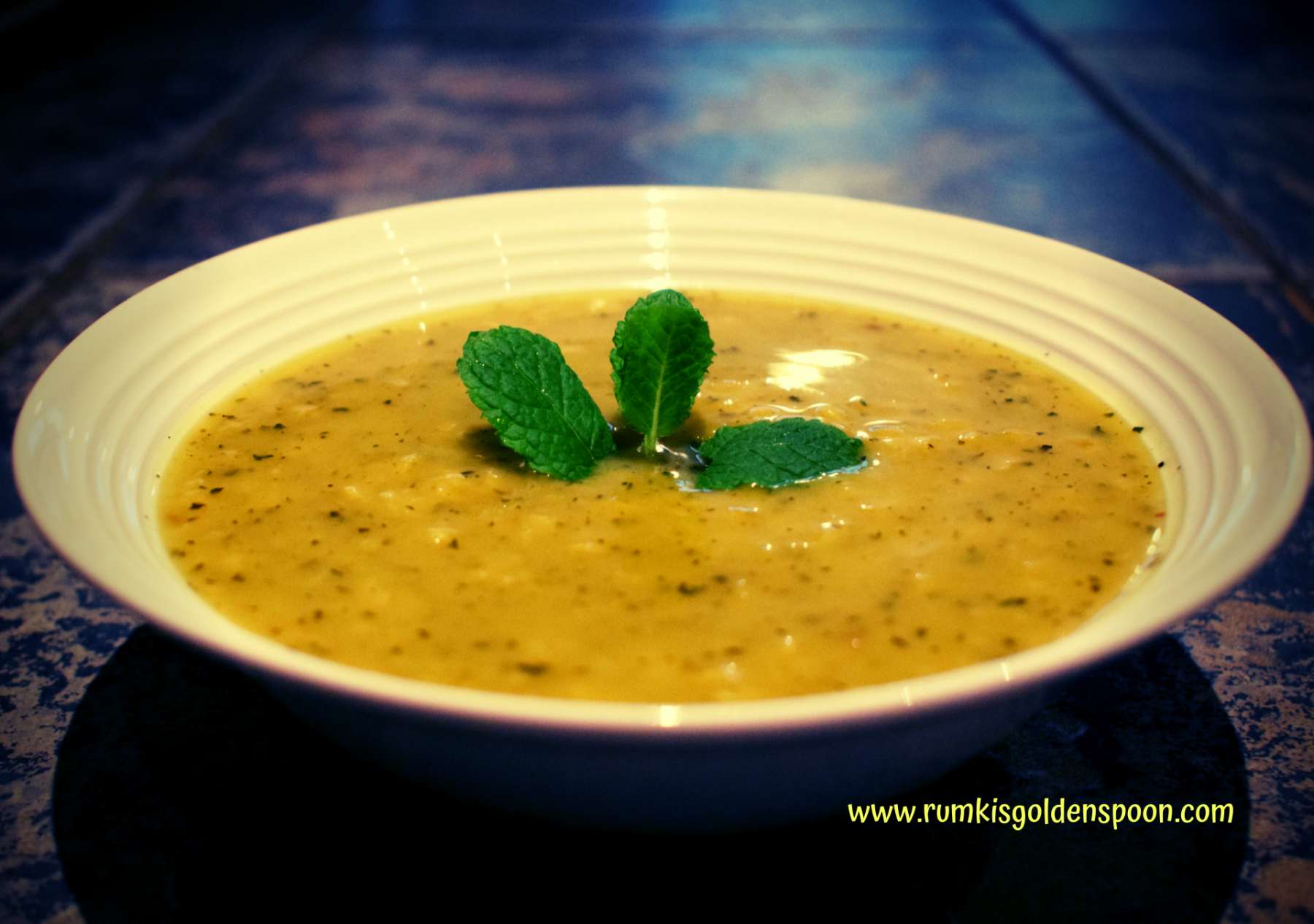 Pudina Toor Dal Split Pigeon Peas Mint Soup Rumki's Golden Spoon