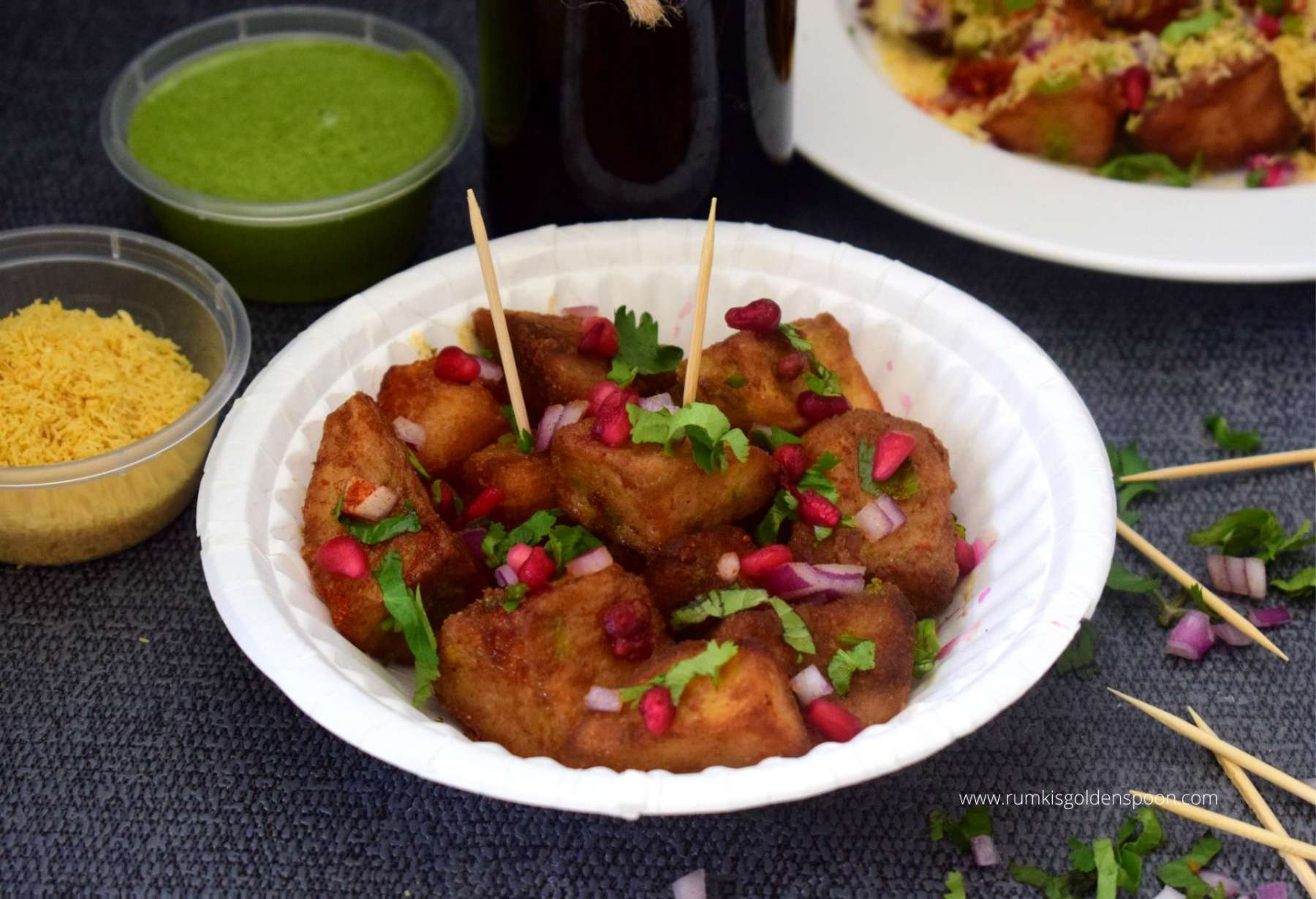 Aloo Chaat Recipe How to make Aloo Chaat Potato Chaat Rumki's