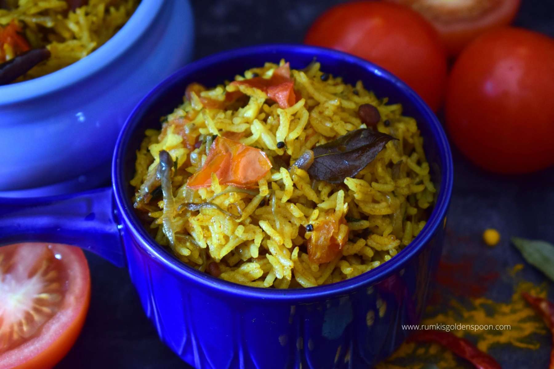Tomato Rice Recipe | Tomato Rice South Indian | How To Make Tomato Rice ...