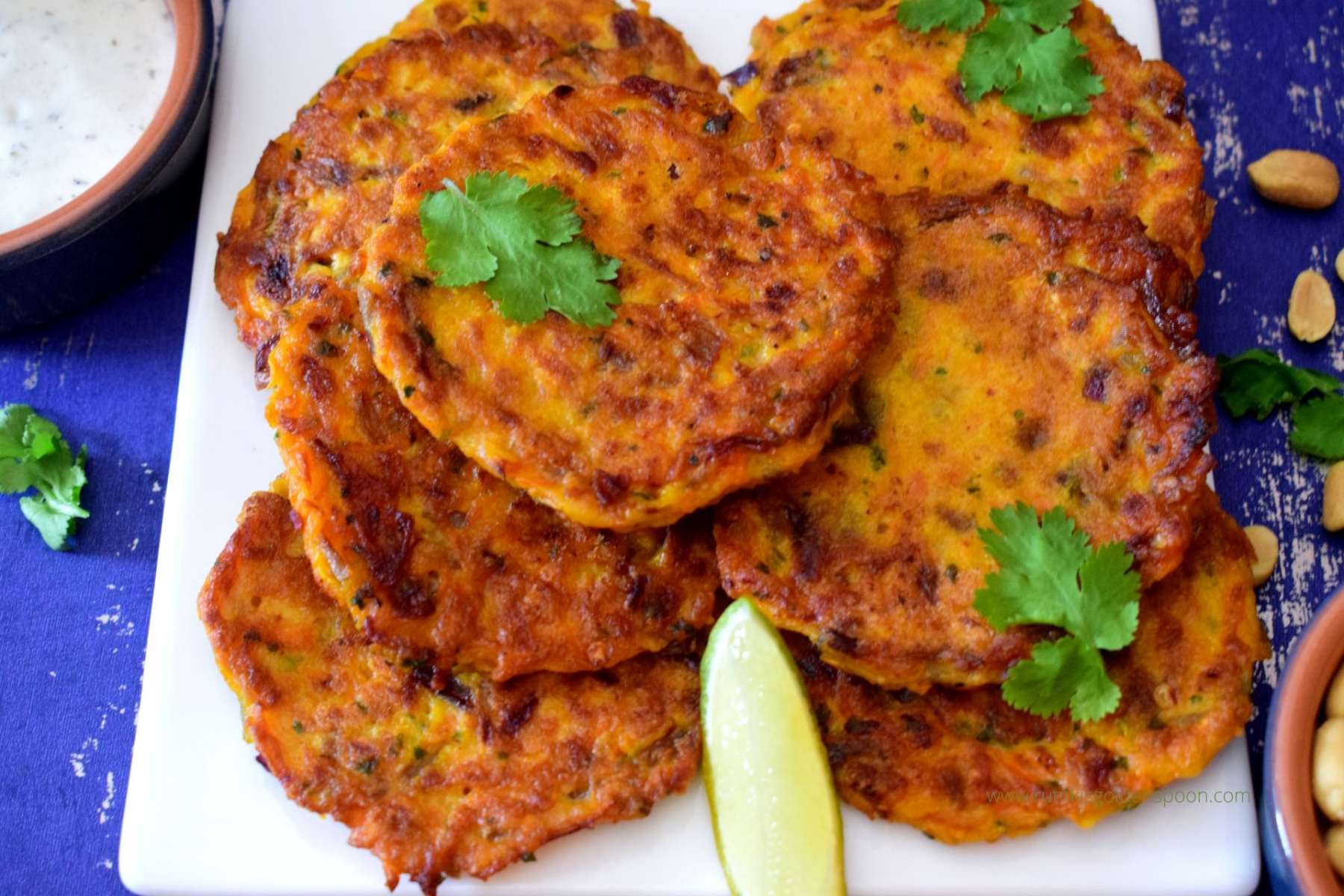 Carrot fritters recipe | Fritters recipe | How to make carrot fritters ...