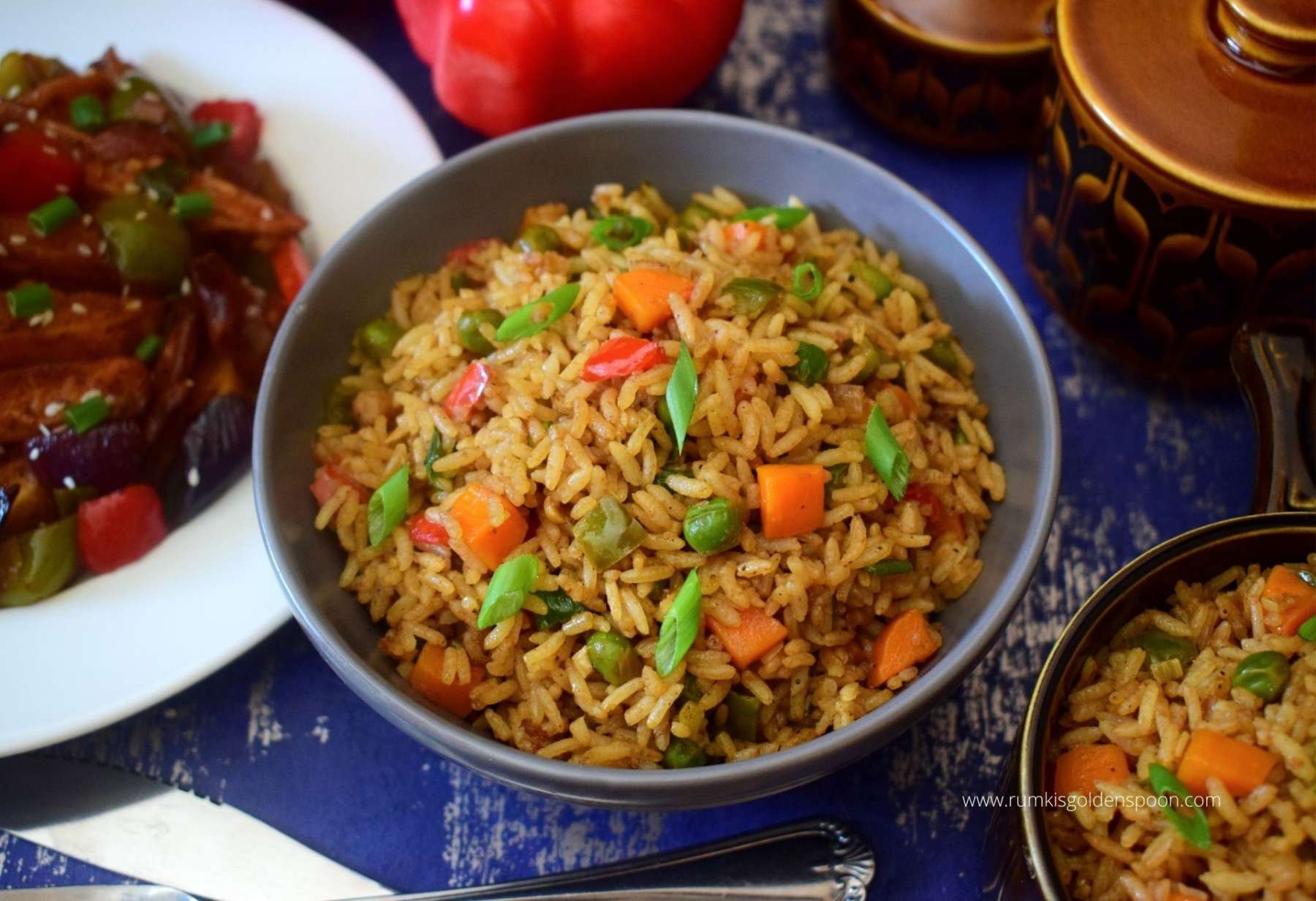 Veg fried rice recipe | Chinese fried rice recipe | How to make fried ...