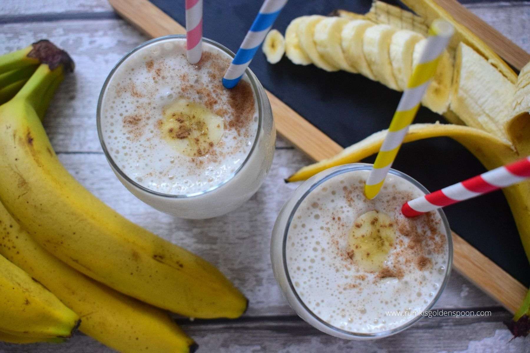 Banana smoothie yogurt | Banana smoothie healthy | Banana smoothie for ...