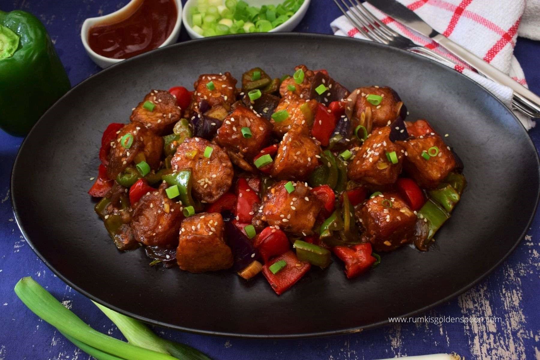 Chilli Paneer Dry Chilli Paneer Recipe How To Make Chilli Paneer 