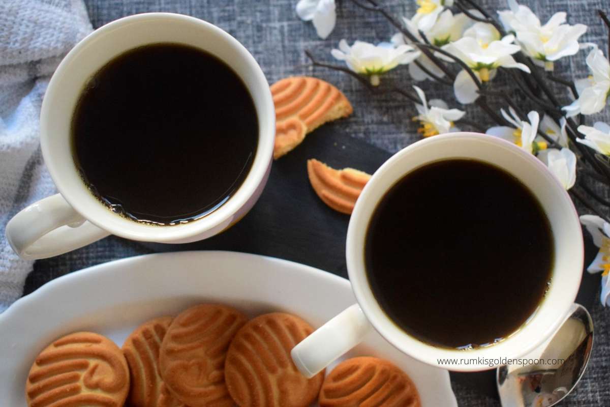 Instant black recipe | coffee recipe How to make black coffee at - Rumki's Golden Spoon