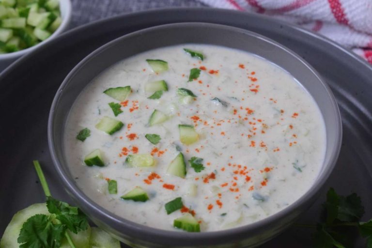 Cucumber Raita Recipe | Cucumber Raita For Biryani | How To Make ...