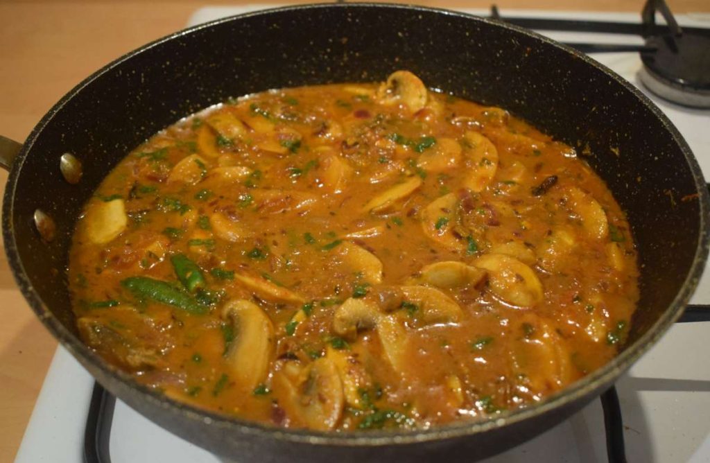 Spicy Mushroom Curry | Mushroom Masala | How To Make Masala Mushroom ...