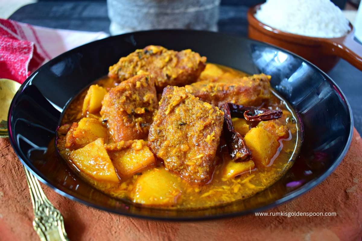 dhokar dalna, recipe for dhokar dalna, dhokar dalna recipe, dhoka r dalna, dhokar dalna recipe in bengali, dalna recipe, dhokar dalna bengali recipe, dhoka'r dalna, how to make dhokar dalna, bengali dhokar dalna, chana dal dhoka recipe, dhokar dalna recipe in hindi, how to make dhokar dalna in bengali, dhokar dalna gravy, dhokar dalna recipe bangla, niramish recipe, niramish ranna, niramish recipe bengali, niramish torkari, niramish ranna recipe, bengali recipe, bengali recipes, bengali food, bengali food recipes, recipes of bengali food, traditional bengali food, bengali recipes veg, niramish tarkari, niramish recipe, bengali traditional food, traditional food of Bengali, bengali veg recipe, bengali veg recipes, bengali vegetarian recipe, without onion garlic recipe, no onion no garlic recipe, vegetarian recipes of india, vegetarian recipes in India, durga puja food, durga puja recipe, Rumki's Golden Spoon