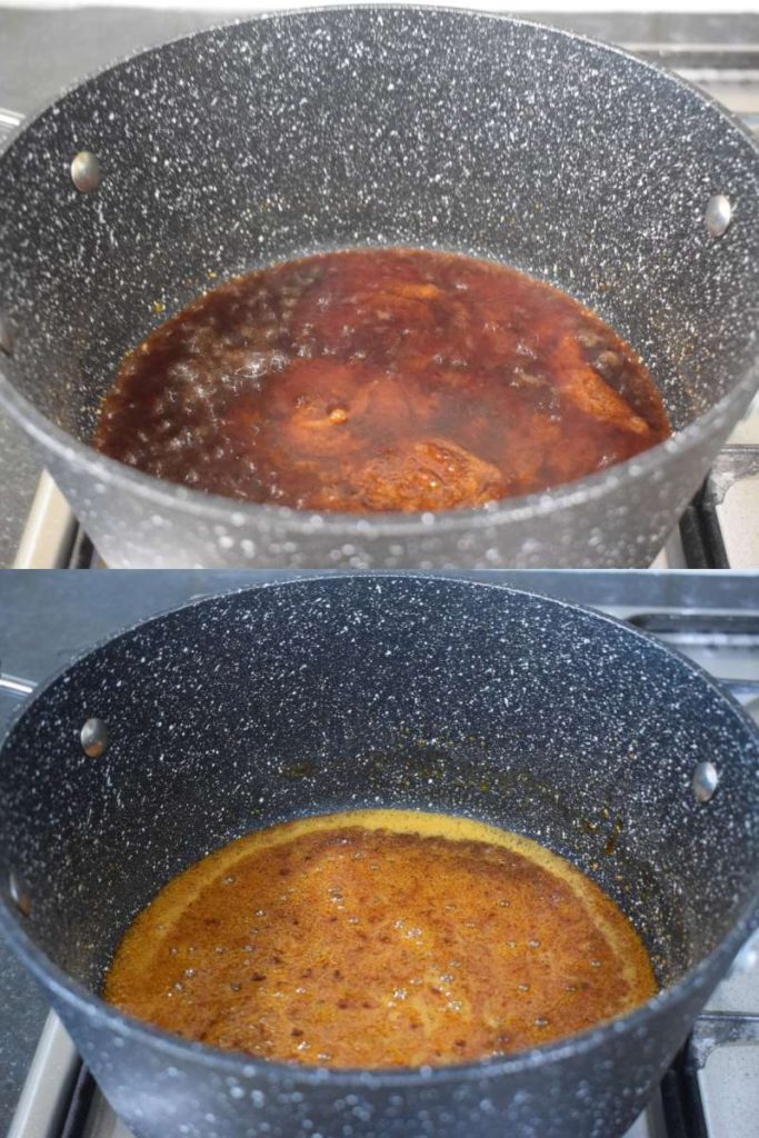 Caramel rice kheer Caramel payasam Caramel kheer Rumki's Golden Spoon