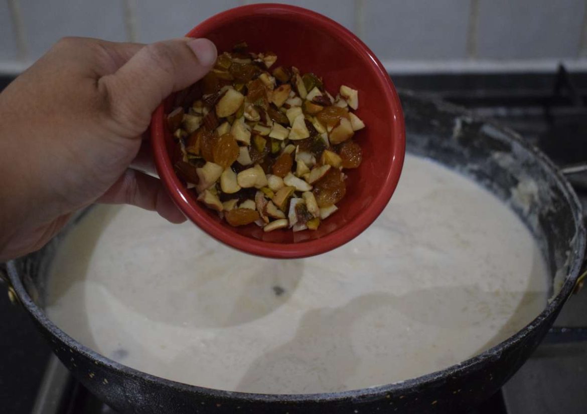 Caramel rice kheer Caramel payasam Caramel kheer Rumki's Golden Spoon