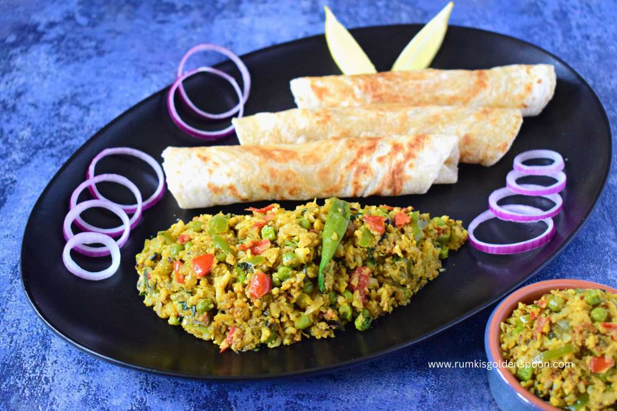bhurji recipe, how to make bhurji, gobi benefits, gobi bhurji, gobhi bhurji, cauliflower bhurji, gobhi bhurji recipe, cauliflower bhurji recipe, gobi bhurji recipe, how to make cauliflower bhurji, Rumki's Golden Spoon