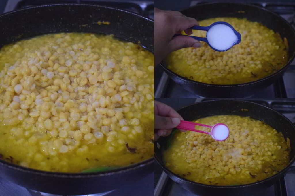 Narkel diye cholar dal | Cholar dal | How to make cholar dal - Rumki's ...