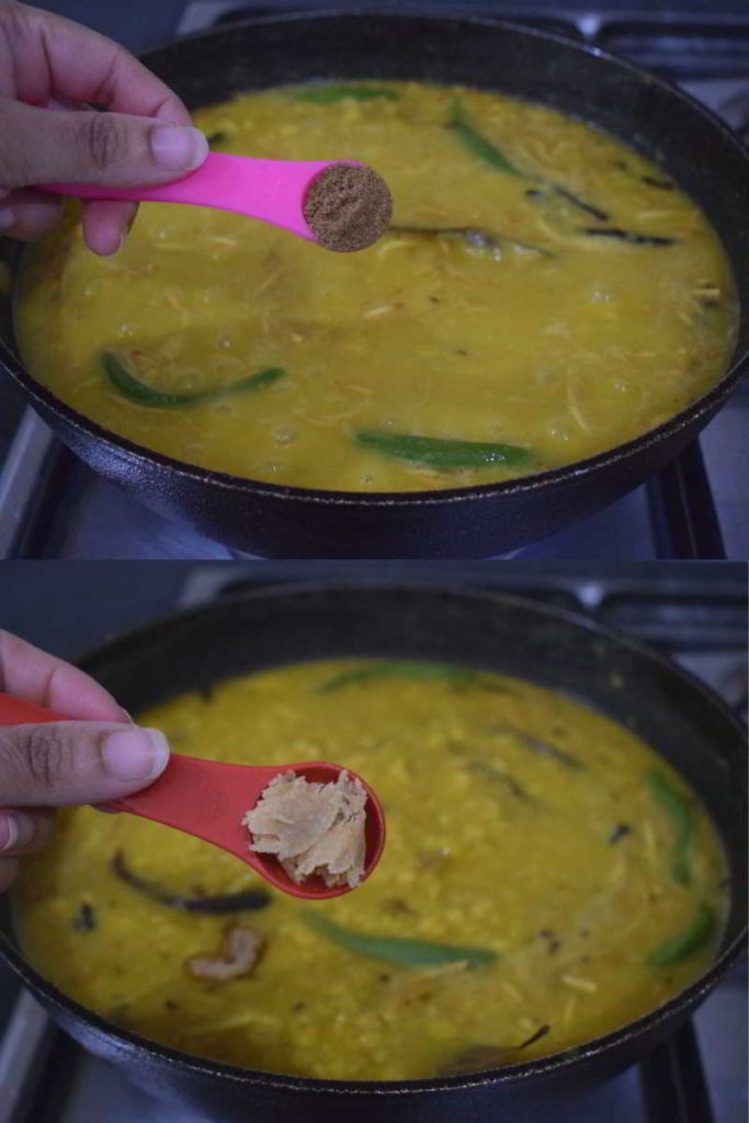 Narkel diye cholar dal Cholar dal How to make cholar dal Rumki's