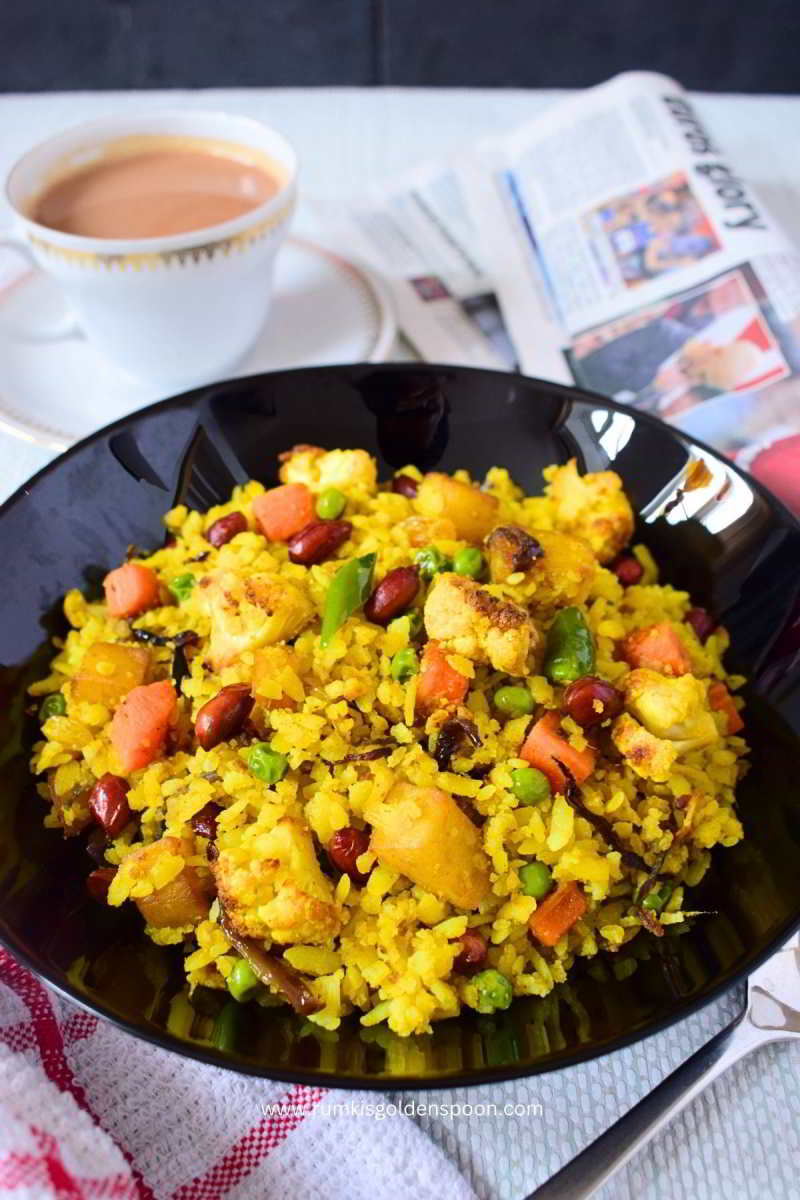 chirer polao, chirer polao recipe in bengali, chirer pulao, how to make chirer polao, bengali chirer pulao, bengali chirer polao recipe, vegan breakfast recipes Indian, vegetarian snacks for evening, snacks for vegetarian, vegetarian snacks recipes, recipes for vegetarian snacks, vegetarian breakfast recipes easy, recipes for vegetarian breakfast, vegetarian breakfast recipes Indian, easy recipes for breakfast vegetarian, Bengali snack recipe, Bengali breakfast recipe, Indian snack recipe, durga puja food, durga puja recipe, Rumki's Golden Spoon