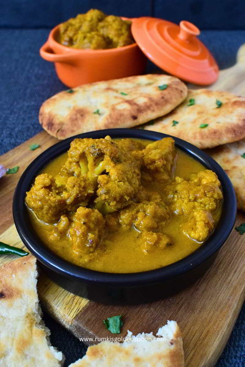 gobi butter masala, butter cauliflower, cauliflower butter, cauliflower butter masala, gobi makhani, butter cauliflower Indian, butter cauliflower recipes, how to make cauliflower butter masala, how to make gobi butter masala, cauliflower recipe Indian, Rumki's Golden Spoon