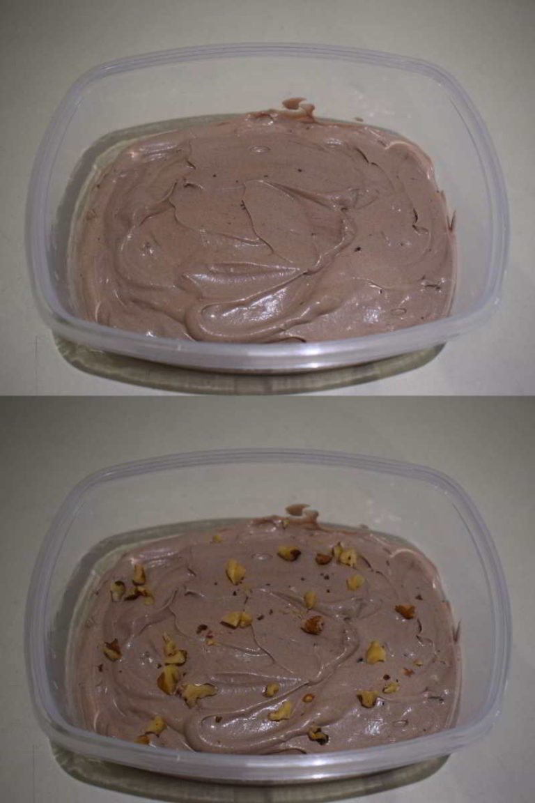 Coffee walnut ice cream Coffee and walnut ice cream recipe How to
