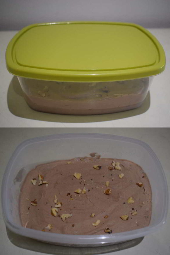 Coffee walnut ice cream Coffee and walnut ice cream recipe How to