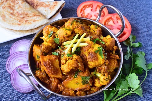 aloo gobhi ki sabji, aloo gobi dhaba style, aalu gobhi ki sabji kaise banti hai, aloo gobhi ki sabji kaise banate hain, aloo gobhi ki sabji recipe, aloo phool gobhi ki sabji, aloo gobi recipe dhaba style, aloo gobhi ki sabji banane ka tarika, aloo gobhi ki sabji kaise banai jaati hai, aloo gobi masala gravy dhaba style, dhaba style gobi ki sabji, aloo gobi recipe dhaba style in Hindi, dhaba style aloo gobhi ki sabji, aloo gobi fry dhaba style, aloo gobi Punjabi dhaba style, aloo aur gobhi ki sabji, aalu gobhi ki chatpati sabji, dhaba style gobhi ki sabji, aloo gobi masala dhaba style, dhaba style dry aloo gobi, Punjabi dhaba style aloo gobi, dhaba style aloo phool gobi, cauliflower recipes simple, vegetarian Indian curry recipes, vegetarian recipe Indian, Rumki's Golden Spoon