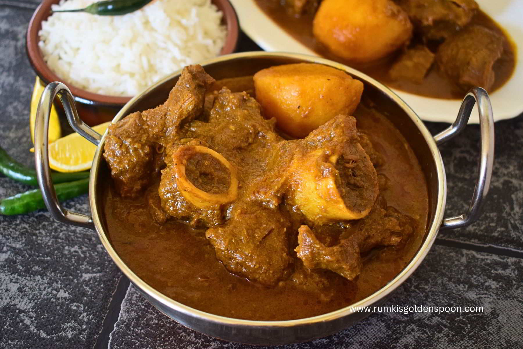 mutton curry recipe, bengali mutton curry, kochi pathar jhol, mangshor jhol, pathar mangsho, mutton curry in bengali style, mutton aloo jhol, mutton er jhol, bengali mangshor jhol, robibarer mangshor jhol, mutton jhol bengali recipe, mutton patla jhol, mutton curry in bengali recipe, bengali lamb curry recipe, how to make bengali mutton curry, how to cook lamb curry bengali style, aloo diye mangshor jhol, patla mangshor jhol, baby lamb curry, how to make kochi pathar jhol, how to cook pathar mangsho, Bengali food, Bengali recipe, durga puja food, durga puja recipe, Rumki's Golden Spoon