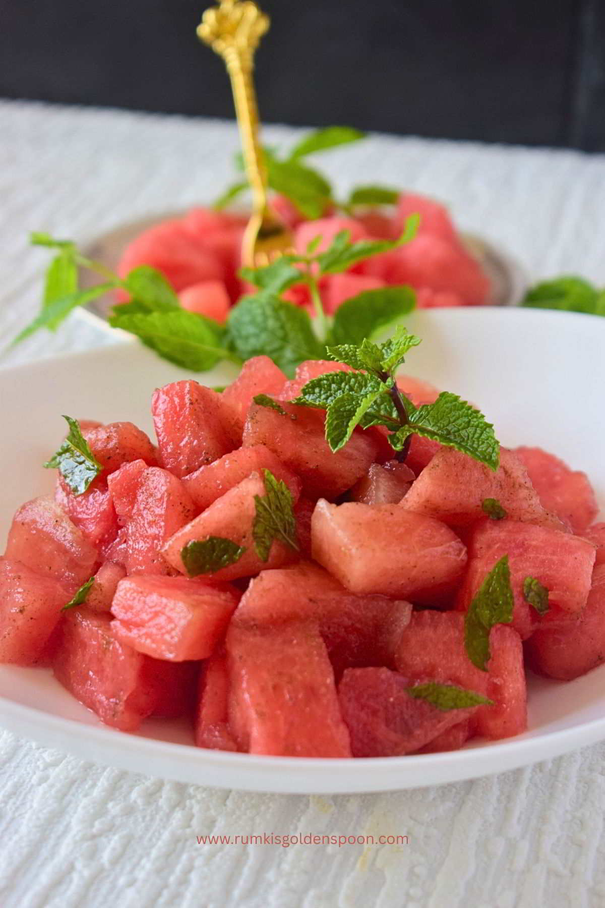 watermelon recipes Indian, watermelon chaat, watermelon food items, watermelon recipe ideas, watermelon in chat meaning, watermelon chaat salad, spiced watermelon chaat, how to make watermelon chaat, fruit chaat, Indian chaat recipe, Indian chaat recipes, chaat recipe, recipe for chaat, recipes of chaat, chaat recipe Indian, Indian street food, list of Indian street food, recipes for Indian street food, recipes of Indian street food, best Indian street food recipes, Indian street food recipes, Indian snack recipe, Indian snack recipes, Rumki's Golden Spoon